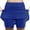 Blue, variant on Posijego Girls Athletic Skorts Kids Girls High Waist Tennis Skirts with Shorts Golf Running Sports Workout Skirts 2-13 Years