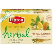 Lipton Honey Lemon Herbal Tea Bags, 20ct