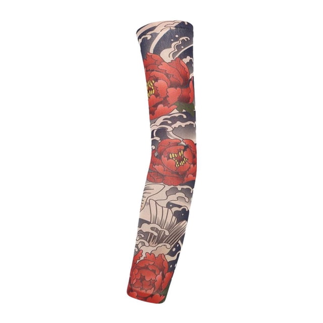 LUVCLS Mangas de brazo unisex con efecto refrescante para tatuajes, protección UV para deportes al aire libre
