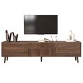 thumbnail image 3 of TV Stand with 2 Drawers | Fits 80'' TVs in Living Spaces | MDF and Solid Wood for Long - lasting Use | Reduces Cable Mess, 3 of 6