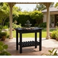 thumbnail image 3 of 265Lbs Heavy Duty Waterproof Shower Stool HDPE Material with Double Storage Shelves, 3 of 9