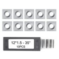 thumbnail image 3 of Lefu For Wood Planer Cutter Inserts 10pcs 12mm Square Tungsten Carbide Blades, 3 of 9