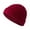 Claret, variant on New Unisex Winter Ribbed Knitted Cuffed Short Melon Cap Solid Skullcap Baggy Retro Ski Fisherman Docker Beanie Hat Slouchy Gift