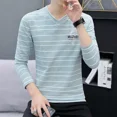 thumbnail image 2 of Tops Raya Cuello En V 100℅ Algodón Ropa Masculina Harajuku Moda Camisetas A Granel Para Hombres Ajuste Regular Coreano Otoño Xl A It F Jersey, 2 of 5