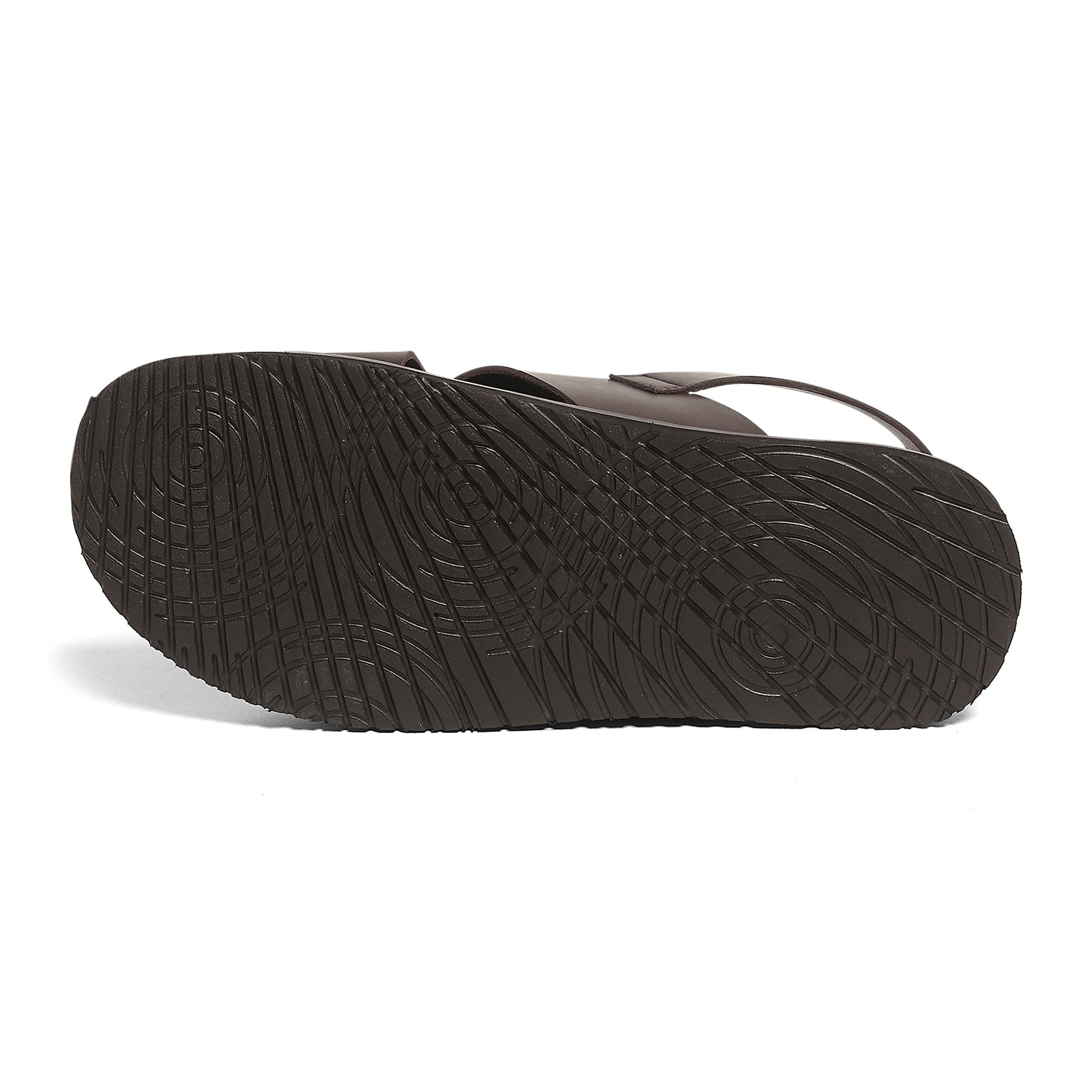 Anthony Veer Mens Cancun Cross Strap Comfort Leather Sandal  display picture 1