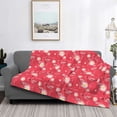 thumbnail image 2 of Naloa Hello Summer Flamingo Flannel Blankets - Thick and Warm Blanket for Winter, Soft Fuzzy Plush King Blanket for All Seasons50"x40", 2 of 6