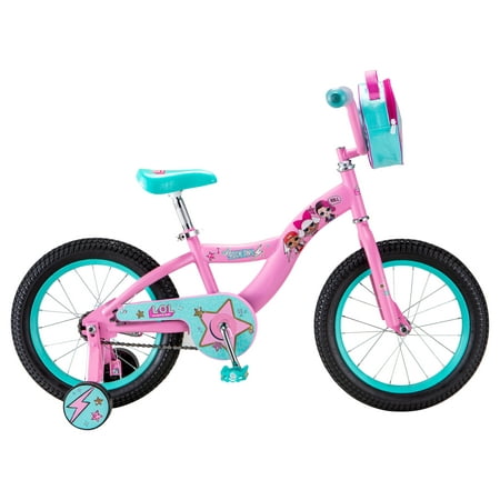 LOL Suprise kids bike, 16-inch wheel, Girls, Pink (Best Bike For 11 Yr Old Girl)