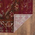 thumbnail image 5 of LR Home Ada 7'6" x 9'6" Red Southwestern Durable Indoor Area Rug, 5 of 8
