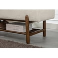 thumbnail image 5 of Guyou Storage Bench Sherpa End of Bed Ottoman Bench with Wooden Shoe Rack and Coffee Table, Modern Upholstered Long Seating Bench Entryway Bench for Hallway Foyer Living Room Bedroom, Beige, 5 of 9
