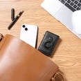 thumbnail image 7 of LOUEBICA Slim Smart Mens Wallet Card Holder Minimalist Leather Front Pocket Wallet RFID Blocking Pop Up Aluminum Case Credit Card Wallet, 7 of 7