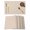 Off White, variant on Beige Pure Color Placemats Set of 8, Aesthetics Contemporary Modern Placemats for Dining Table, Place Mats for Kitchen Tabletop, Waterproof Wipeable Dining Table Mats Set