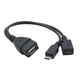 thumbnail image 1 of Cable de extensión USB OTG para teléfono inteligente con cable de datos alimentado para Android, 1 of 7