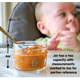 thumbnail image 5 of Sage Spoonfuls Glass Baby Food Storage Container, 4 oz, 6 pack, 5 of 5