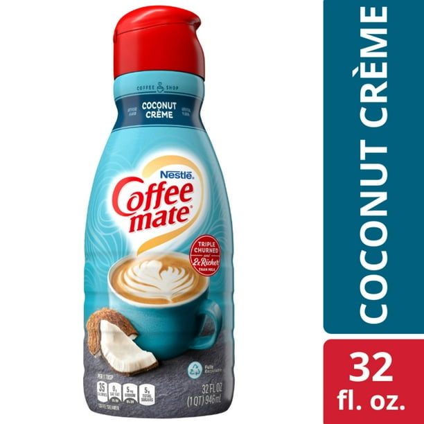 Nestle Coffee mate Coconut Creme Liquid Coffee Creamer, 32 fl oz