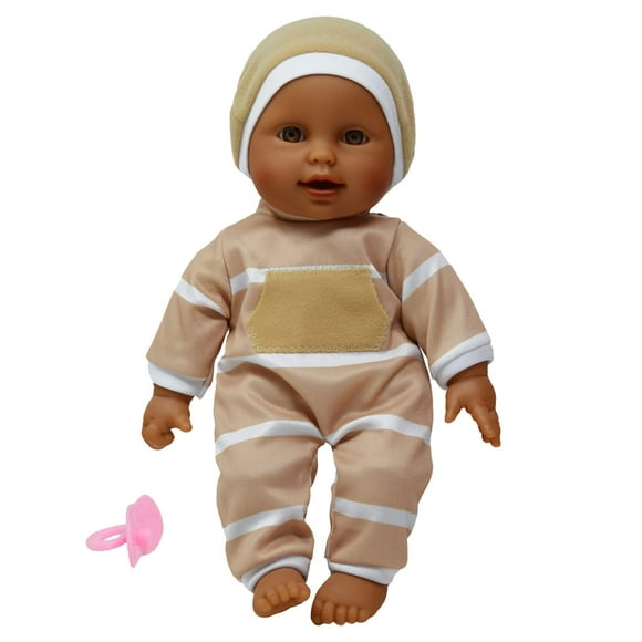 The New York Doll Collection 11 inch Soft Body Baby Doll in Gift Box - 11" Baby Doll Toy for Kids, Boys, Girls and Toddlers - Baby Doll Pacifier Accessory Included