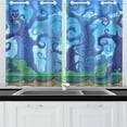 thumbnail image 2 of Mkhert Fairy Forest Blackout Window Curtain Kitchen Curtain 26X39 Inch, 2 Panels, 2 of 3