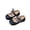 Black A, variant on WRKEKC Girls Flats Slip On Bow Decor Round Toe Soft Sole Non Slip School Casual Loafers Breathable Lining