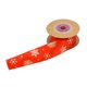 thumbnail image 4 of 5 yardas cinta dorada navideña bricolaje manualidades regalos estuche correas de envoltura rojo Sunnimix Cinta de navidad, 4 of 8
