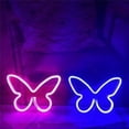thumbnail image 5 of Luz colgante de neón LED con forma de mariposa de neón, funciona con USB o con pilas, para el hogar, dormitorio, bar, restaurante, Navidad, fiesta de cumpleaños, regalo, decoración de pared, 5 of 5
