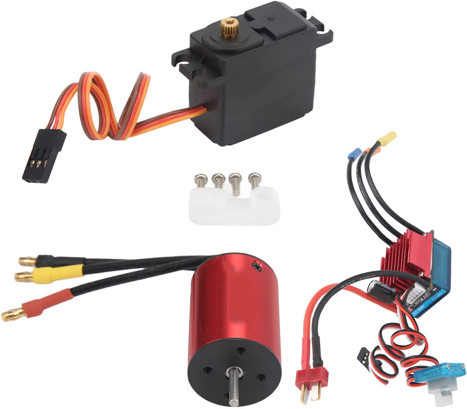 KingVal 2838 3200KV Brushless Motor - Waterproof, Fits 1/14 & 1/16 RC Cars - High Torque & Smooth Performance - View #12