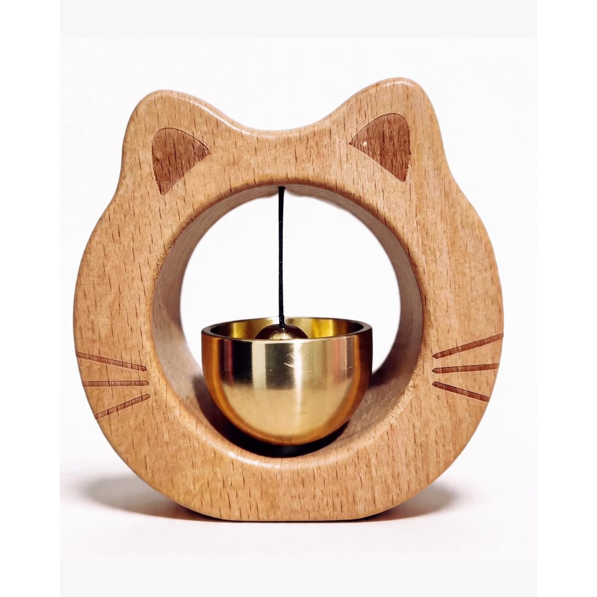 Shopkeepers Bell for Door Opening Magnetic Wood Doorbell Wind Chime for Door Store Refrirator Porch Garden Entrance Restaurant Office Housewarming Gift