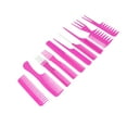 thumbnail image 3 of Mens Comb, High Durability Ergonomic Handle Hair Comb 10 Pieces Style Unique Design  For Barber Shop For Hair Salon For Home, 3 of 8