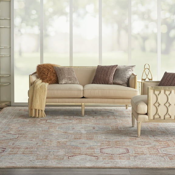 Nourison Enchanting Home Farmhouse & Country Brick 10' x 13' Area Rug, (10x13)