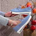 thumbnail image 7 of YOUYEDIAN Womens Orthopedic Shoes Arch Support Slip on Non Slip Tennis Shoes Wide Width Knitted Mesh Stretch Walking Shoes Soft 2026 New Orthopedic Shoes (Blue), 7 of 7