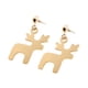 thumbnail image 5 of Aleación De Color Dorado Punk Cute Elk Cuelga Los Pendientes De Navidad Elegant Lady Girls, 5 of 7