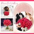 thumbnail image 5 of 48 Pcs Ranunculus Artificial Flower,Real Touch Peonies Artificial Flower Silk Faux DIY Bouquet for Wedding Bridal Shower Valentine Centerpieces Arrangements Home Decorations(White,Green), 5 of 10