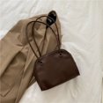 thumbnail image 1 of Bolso de hombro con textura tipo concha, bolso de mano de moda retro para mujer, bolso de hombro con textura, tendencia 2025, 1 of 5
