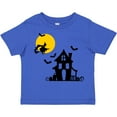 thumbnail image 3 of Inktastic Halloween Haunted House Witch and Bats Boys or Girls Toddler T-Shirt, 3 of 5