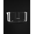 thumbnail image 4 of Platos cristalizadores QWORK de vidrio borosilicato 3.3 de 200 ml, 4 of 7