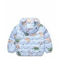 thumbnail image 5 of Hicidod Toddler Puffer Jacket Cute Bear Ears Hooded Long Sleeve Down Coats Lightweight Printed Thicken Puffy Outerwear, 5 of 6