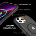 thumbnail image 2 of Magnetic Case for iPhone 15 15 Pro 15 Pro MAX Compatible with MagSafe Heavy Duty Translucent Colors Matte (Black, iPhone 15 6.1"), 2 of 7