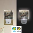 thumbnail image 5 of Elk at Water Edge in Forest Night Light 2 Pack LED Nightlight Plug into Wall Dusk to Dawn Sensor Soft White, 5 of 7