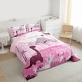 thumbnail image 3 of Homewish Animal Dinosaurs 3-Piece Full Size Comforter Sets For Children Teens,Jungle Wildlife Bedding Comforter Set,Cartoon Dino Lightweight Bedding Sets,Ultra Soft Home Decor,Reversible, 3 of 8