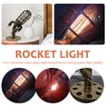 thumbnail image 3 of Hugtrwg Lámpara industrial Steampunk - escritorio Vintage Rocket para el (EE. UU.), 3 of 9