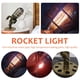 thumbnail image 3 of Lámpara Industrial Steampunk - Luces Nocturnas Retro Rocket para Dormitorio Sala de Estar, 3 of 7