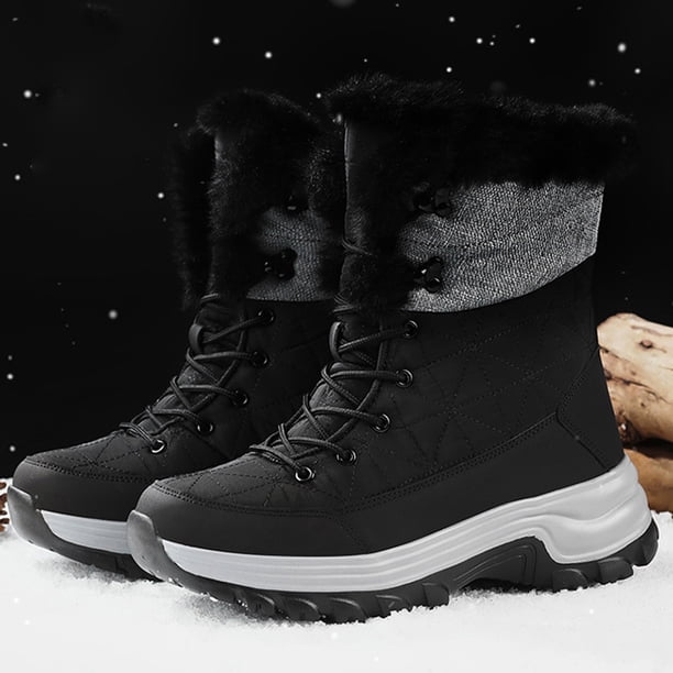 Hombres Botas Antideslizantes Al Aire Libre Botas De Nieve Botas De Nieve Cálidas De Invierno para Caminar Senderismo DQrwqpou Tenis De Mujer Tenis De Hombre
