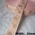 thumbnail image 1 of Cinta Jacquard de flores brillantes con purpurina, 5 yardas, 10-25MM, adornos para el cabello DIY, falda, accesorios para Collar de mascota, 1 of 5