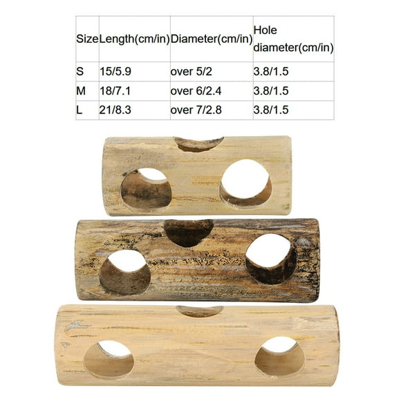 Bamboo Tunnel Non- Convenient Hamster Tunnel Toy, Pet Hamster Tube Toy, For Hamsters Gerbils