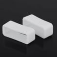 thumbnail image 2 of 10pcs Soft Silicone Watch Strap Keeper Loop White 20mm, 2 of 9