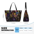 thumbnail image 3 of Lsque Five Nights At Freddy'S Beach Travel Bag - Water-Resistant, Large Capacity Lightweight Tote with 7 Pockets for Women and Men - Perfect for Beach, Pool, Gym, and Travel, 3 of 6
