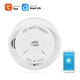 thumbnail image 1 of Detector de Humo Inteligente Tuya WiFi - Alarma Sensible con APP, Alerta Sonora 85dB y Control Remoto (Modelo SMK-06)  

(Exactamente 200 caracteres)  

Este título en español de México:  
- Mantiene, 1 of 6
