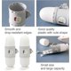 thumbnail image 5 of Plastic Toothbrush Case,portable Toothbrush Holder For Storing Clean Tooth Brushes(white 2 Pieces) - Ya, 5 of 5