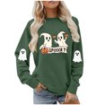 thumbnail image 4 of Kukoosong Women's Halloween Sweatshirts Oversized Loose Crewneck Pullover Sweater, 4 of 7