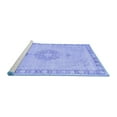 thumbnail image 2 of Ahgly Company Machine Washable Indoor Rectangle Persian Blue Traditional Area Rugs, 8' x 10', 2 of 4