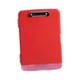 thumbnail image 5 of Portapapeles con almacenamiento y portalápices Carpeta de archivos plegable de PP Portapapeles tamaño A4 rojo, 5 of 9