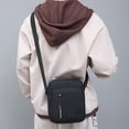 thumbnail image 4 of Bolso bandolera para hombre Bolsos de mano para teléfono móvil de negocios simples informales (negro) Ehuebsd Para Estrenar, 4 of 7